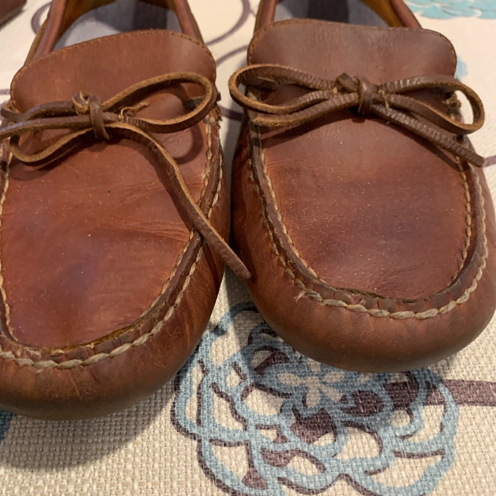 Sperry Top-Sider Davenport 1-Eye/Dark Tan Leather Size 7.5 - Picture 2 of 7